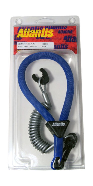 Чека для вм Kawasaki с плавающим ремешком, сине-серебристая, арт. A2151,          Atlantis  Чека для вм Kawasaki с плавающим ремешком, сине-серебристая, арт. A2151,          Atlantis