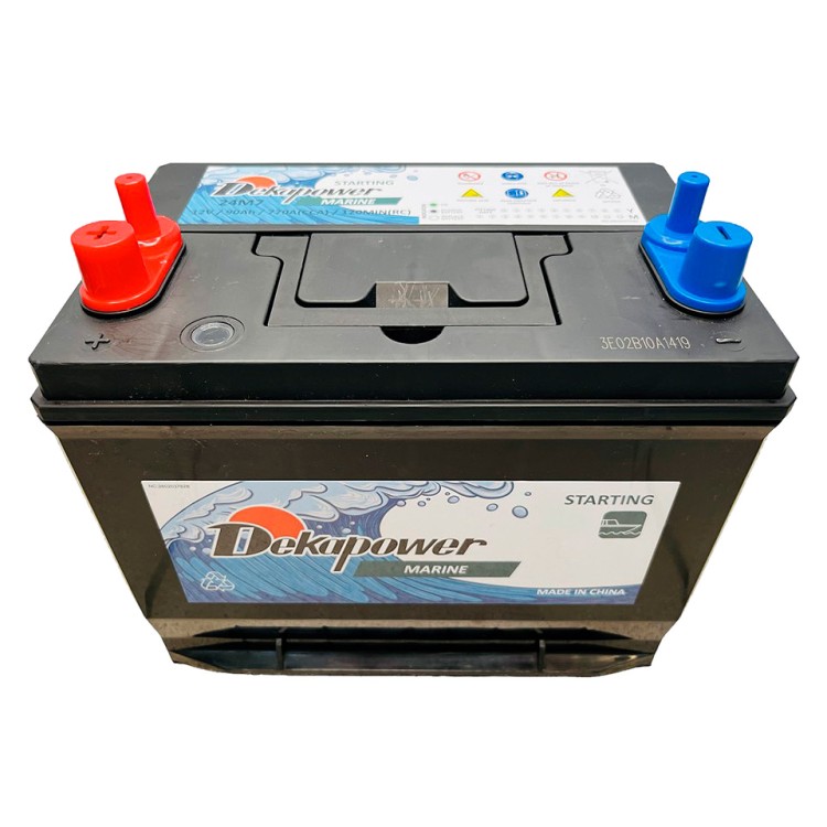 Аккумулятор лодочный DEKAPOWER Marine 24M7, 90 Ач, 800А 12V, 260x171x226, (стартерный), арт. 10270255,          Dekapower-Camel 