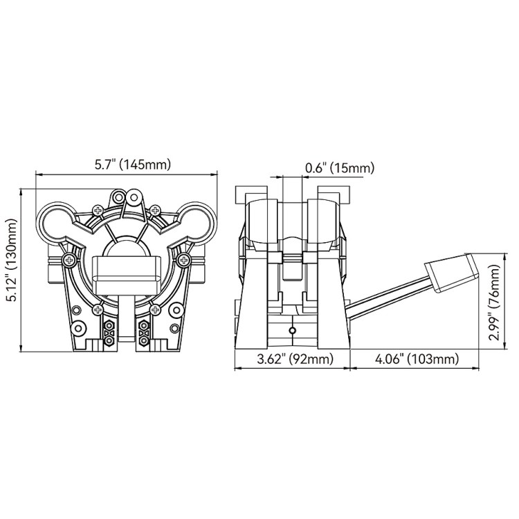 Помпа ножная SeaFlo 15 л/мин для подачи воды (SFGP-G240-03), арт. 10270418,          SeaFlo 