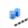 Эластичный элемент муфты N-Upex, N-Flex (аналог), типоразмер 110, M87/синий, Упругая эластичная вставка (сегмент) муфты типа N-EUpex, аналог резиновой, 33-99-9005-poly  
