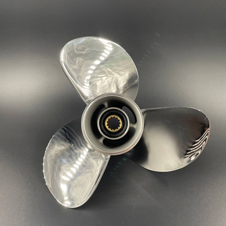 Гребной винт Yamaha 40-55, F30-60 Stella (3x11 3/8x14) (Сталь) (Polastorm), арт. 3829-3114-14,          POLASTORM 