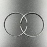 Кольца поршневые, комплект на один поршень Yamaha 40-50 (STD) (2Ring) (Omax), арт. 6H4-11601-00-TW, OMAX Кольца поршневые, комплект на один поршень Yamaha 40-50 (STD) (2Ring) (Omax), арт. 6H4-11601-00-TW, OMAX