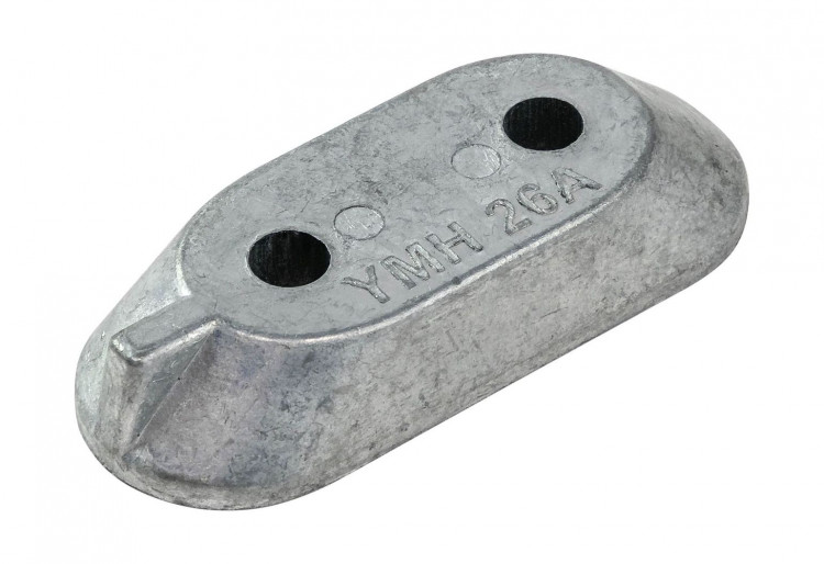 Анод цинковый Yamaha 25-50/F9.9-250, Honda 2-15, арт. YMH26,          Bestanode 