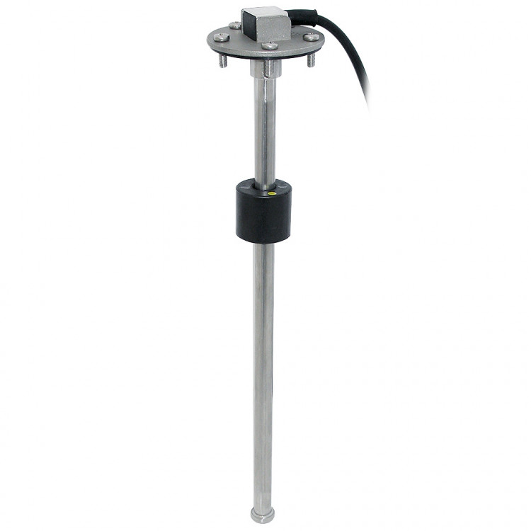 Датчик уровня воды или топлива, 240-30 Ом, фланец SAE 5 отверстий, 300 мм, арт. 10252189,          Мореман 