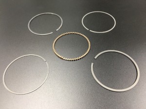 Кольца поршневые, комплект на один поршень Yamaha F9.9-20 (STD) (Yamaha)