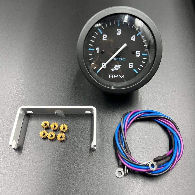 Тахометр Mercury Flagship 6000 черный (Quicksilver), арт. 895283A03,          MERCURY 