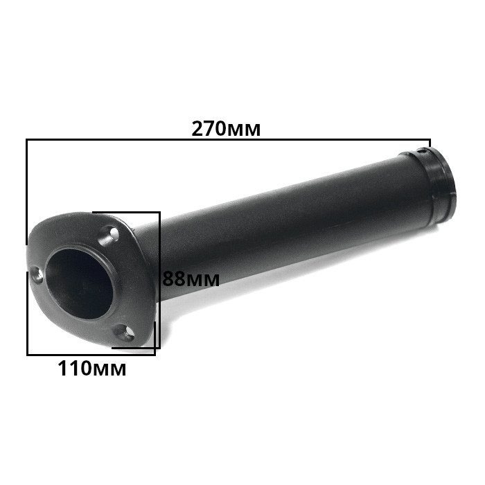 Держатель спиннинга врезной SUNFINE 44 мм, черный нейлон, арт. SF30588-1,          SUNFINE MARINE 