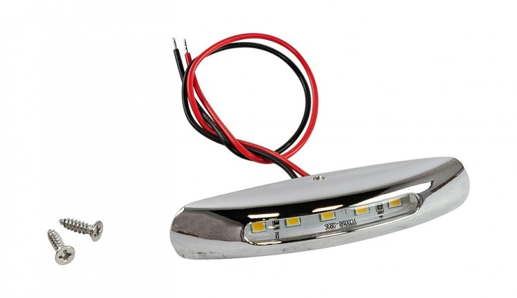 Светильник каютный светодиодный, белый, арт. 00181-WH,          AAA 