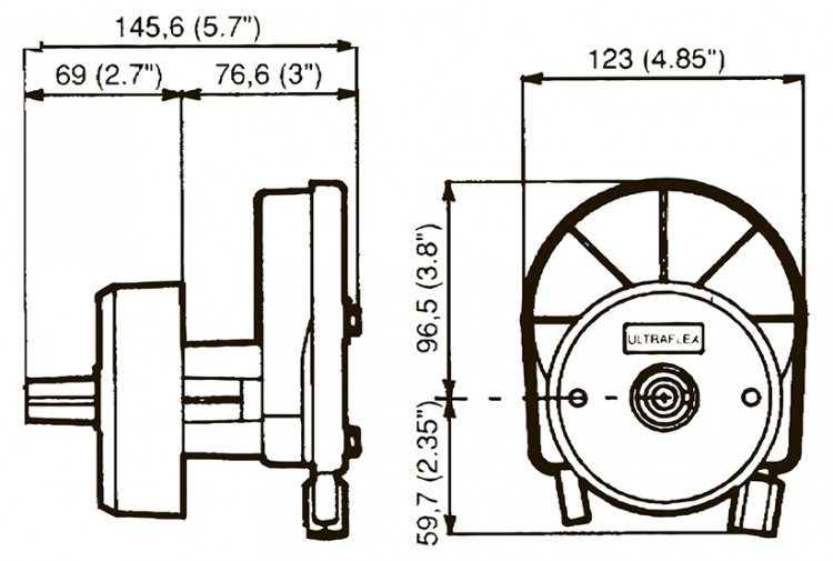 Рулевой редуктор T-67, арт. 10268675,          Ultraflex 