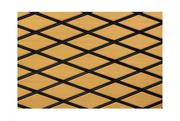 Покрытие палубное EVA, 1900х700х6мм, самоклеящееся, золотисто-желтое, тип "D", упаковка 2 шт, арт. MR2GYB70ODS_SET2,          MARINE ROCKET 