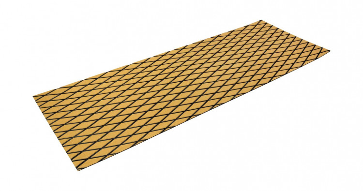 Покрытие палубное EVA, 1900х700х6мм, самоклеящееся, золотисто-желтое, тип "D", упаковка 2 шт, арт. MR2GYB70ODS_SET2,          MARINE ROCKET 