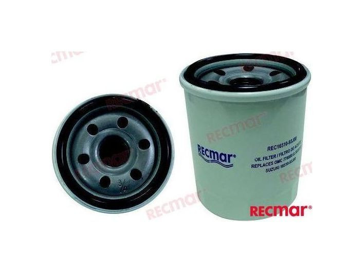 Фильтр маслянный Suzuki DF200, 225, 250, 300, 350 , арт. 1651093J00_RM,          Recmar 