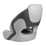 Кресло с болстером Delux Sport Flip Up, обивка винил, цвет угольный/серый, арт. MR18003, MARINE ROCKET Кресло с болстером Delux Sport Flip Up, обивка винил, цвет угольный/серый, арт. MR18003, MARINE ROCKET