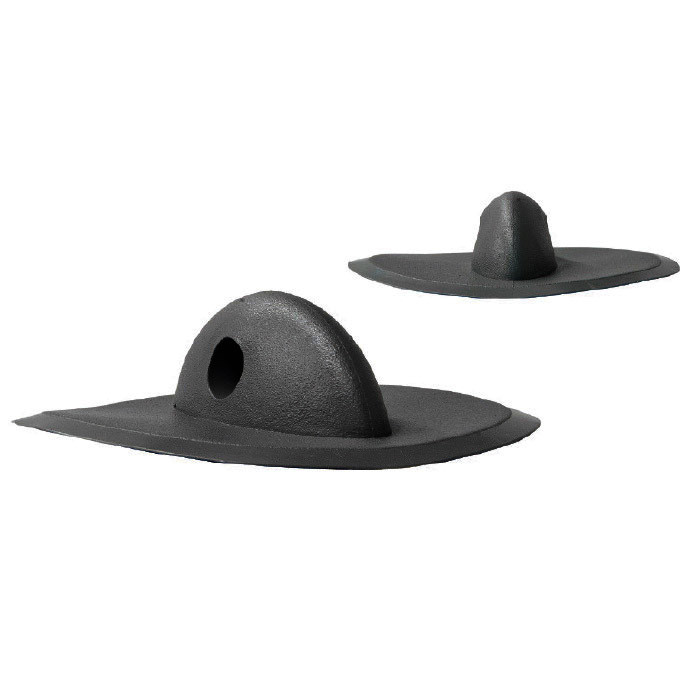 Рым леера  90x30 мм, поперечный, черный, арт. 171110A,          Адмирал Уфа 