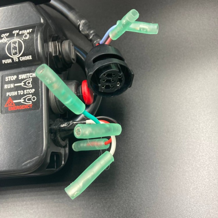 Дистанционное управление Tohatsu MFS8-30C, M40D2-90A (C гидроподъемом) (8Pin) (PWB), арт. 3ACQ843301-K,          POWEROB 