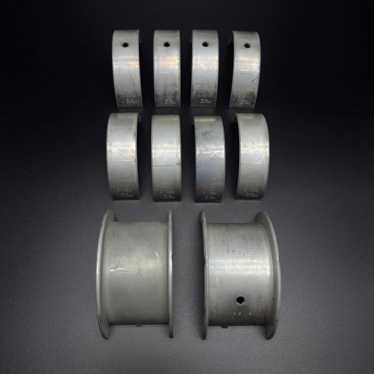 Комплект вкладышей коренных ремонтных 0,02" MERCRUISER 4.3/5.0/5.7L (23-818468) (Quicksilver), арт. 23-818468,          MERCURY 