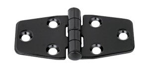 Петля 37х76 мм, цвет черный