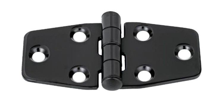 Петля 37х76 мм, цвет черный, арт. MR91490BP,          Marine Rocket 