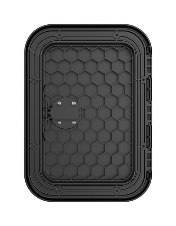 Люк смотровой 270 х 375 мм черный, с замком, Marine Rocket, арт. MR2270,          Marine Rocket 