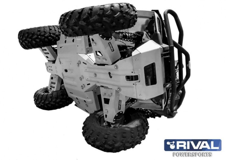 Комплект AL защиты днища Polaris Sportsman Touring 570 (2016-), арт. 444.7438.1-riv,          Rival 