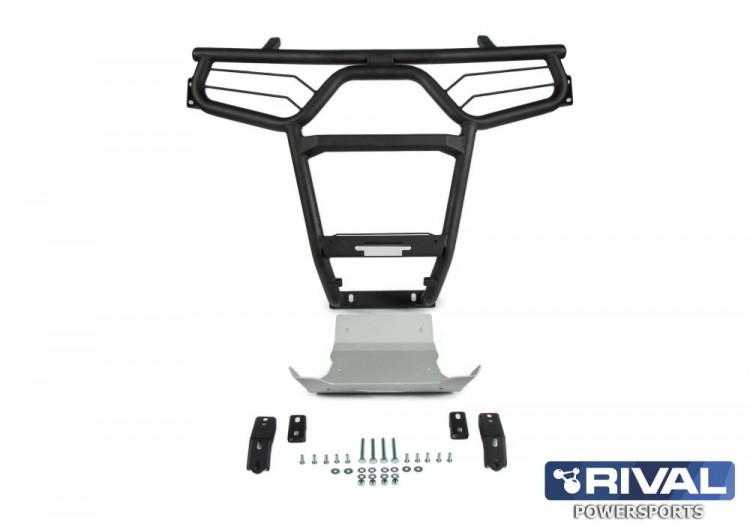 Бампер передний RM 800 DUO (2019-) / RM 800 (2016-2019) + комплект крепежа, арт. 444.7741.1-riv,          Rival 