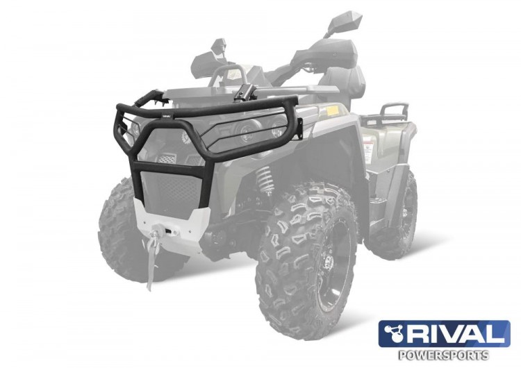 Бампер передний RM 800 DUO (2019-) / RM 800 (2016-2019) + комплект крепежа, арт. 444.7741.1-riv,          Rival 