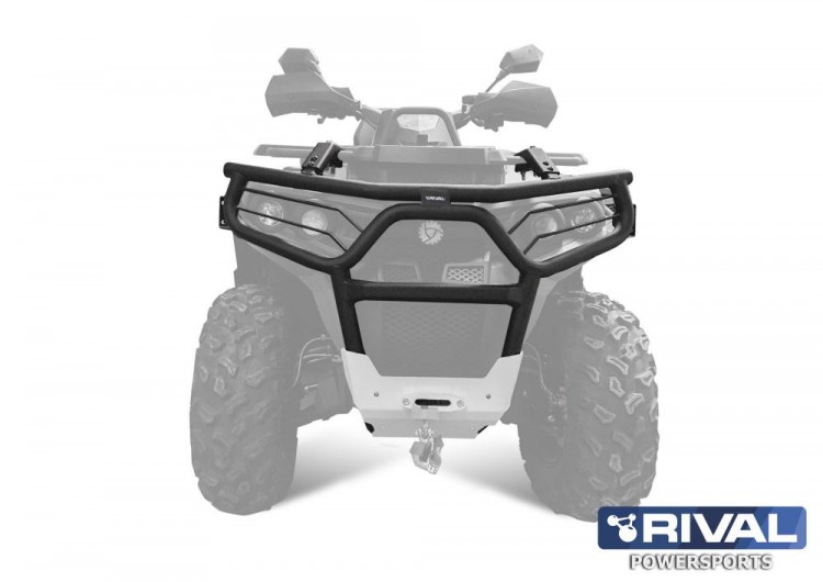 Бампер передний RM 800 DUO (2019-) / RM 800 (2016-2019) + комплект крепежа, арт. 444.7741.1-riv,          Rival 