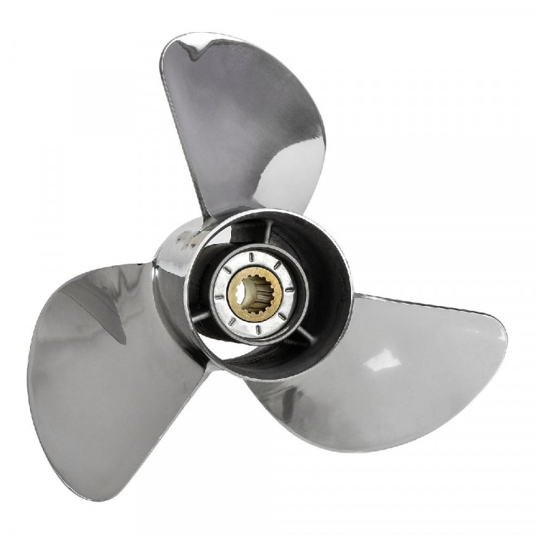 Винт гребной Skipper Ultima для Yamaha 60-140HP нержавеющий, диаметр 13", шаг 21", арт. SK668-45972-02-98-SS-ts,          Skipper 