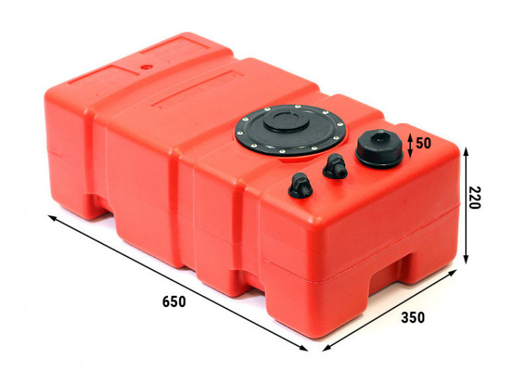 Бак топливный 42 л стационарный Elfo, 65х35х27 см, арт. 663242,          Ceredi 