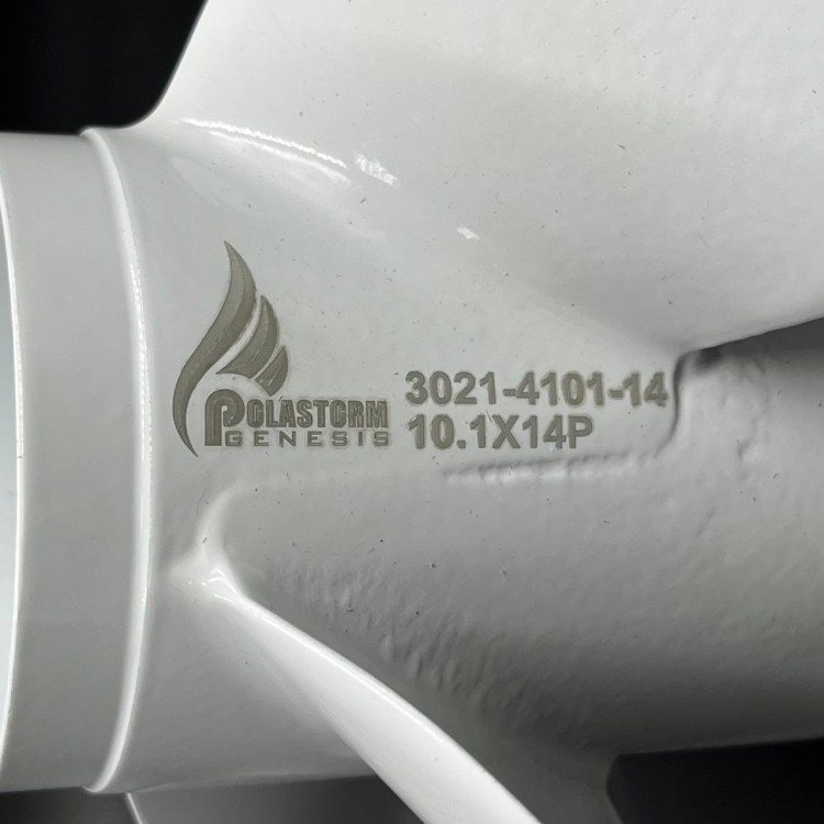 Гребной винт Yamaha 40-55, F30-60 Megara (4x10.1x14) (Polastorm), арт. 3021-4101-14,          POLASTORM 