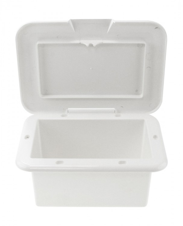 Ящик для хранения мелочей с крышкой, 150х110х80 мм, арт. NI2418,          CAN-SB 