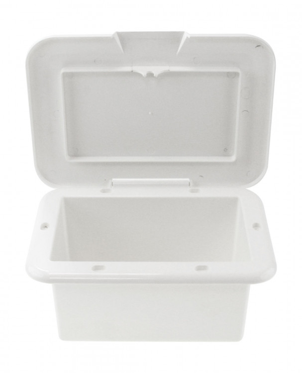 Ящик для хранения мелочей с крышкой, 150х110х80 мм, арт. NI2418,          CAN-SB 