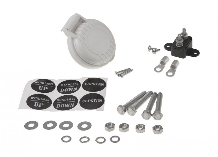 Лебедка якорная South Pacific EC1000J горизонтальная силовая, 1100 Вт, 12 В, арт. EC1000J,          South Pacific 