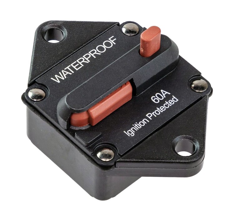 Предохранитель автоматический 60 А, арт. 4620136033084,          MARINE ROCKET 