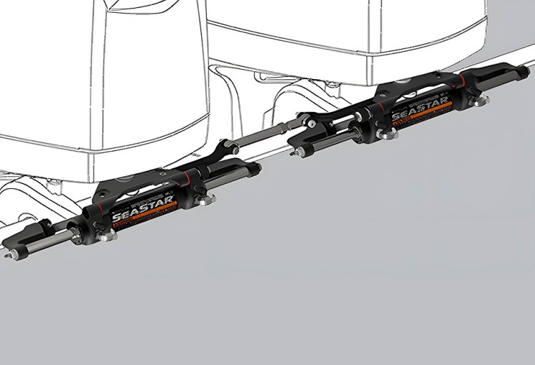 Тяга для двух моторов на SeaStar, вспом мотор, арт. 10243776,          SeaStarSolutions 