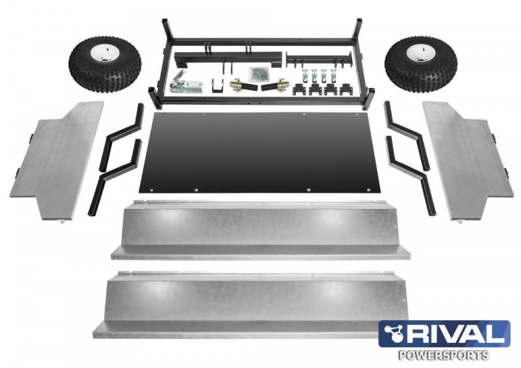 Прицеп ATV TRAILER FARMER 1500 + FITTING KIT, 2444.0091.1, арт. 2444.0091.1-riv,          Rival 