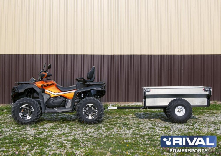 Прицеп ATV TRAILER FARMER 1500 + FITTING KIT, 2444.0091.1, арт. 2444.0091.1-riv,          Rival 