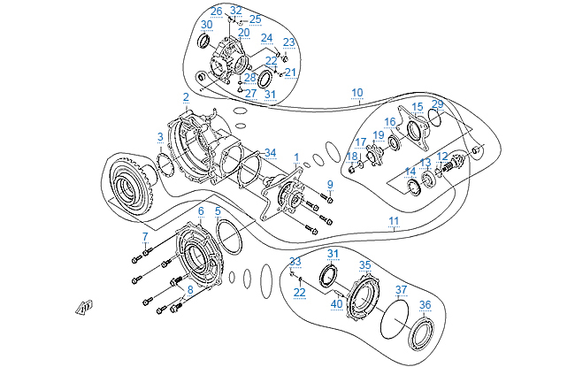 Сальник 65х90х9 заднего редуктора (привода) для квадроциклов CFM Moto, CFM188-334003(0180-334003)-st, арт. CF188-334003(0180-334003)-st,          CFM 