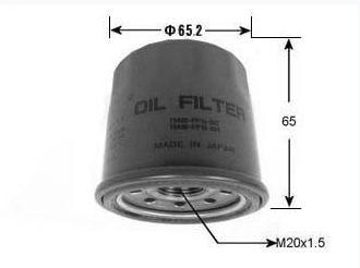 Фильтр масляный Tohatsu/Honda/Yamaha F9.9-70 VIC C-808 5gh-13440, арт. C-808,          EIKEN INDUSTRIES 