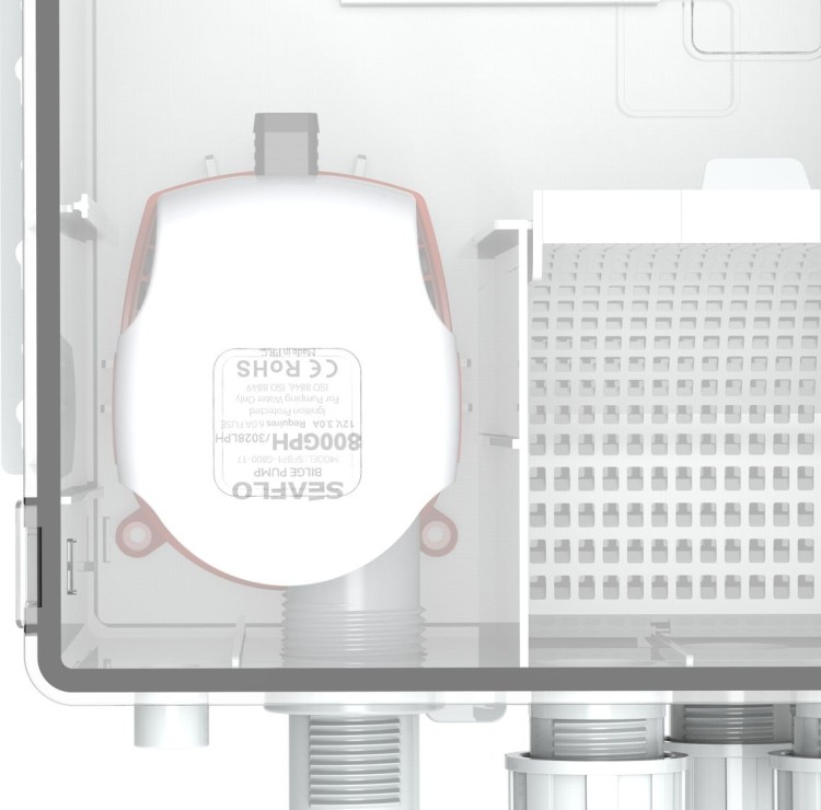 Бак откачки воды из душа 1200 GPH, 12 В, SeaFlo, арт. SFBP1G120017A,          SeaFlo 
