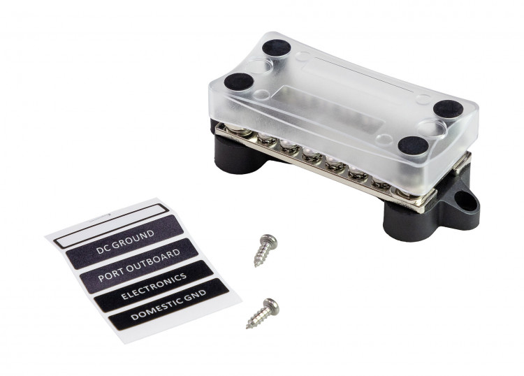 Колодка распределительная электромонтажная с защитной крышкой, 2 планки по 6 контактов, арт. BF422C6P,          Yih Sean  Колодка распределительная электромонтажная с защитной крышкой, 2 планки по 6 контактов, арт. BF422C6P,          Yih Sean