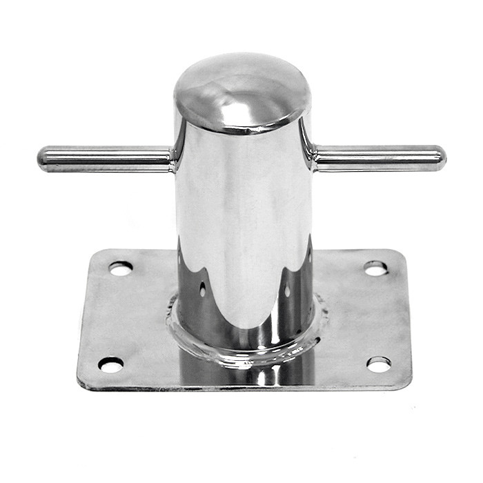 Кнехт одинарный 60 мм с основанием, арт. 020202T,          Техномарин 