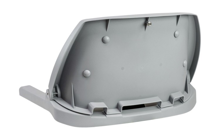 Кресло мягкое складное, обивка винил, цвет серый/угольный, арт. MR18045-1,          Marine Rocket 