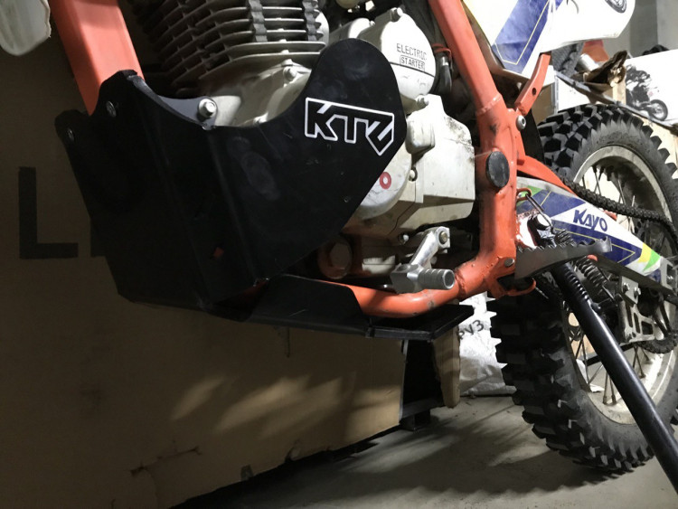 KAYO K1 250 MX (166FMM)  /  KAYO T2 250 MX (166FMM) защита картера и прогрессии, арт. 604.02,          KTZ 