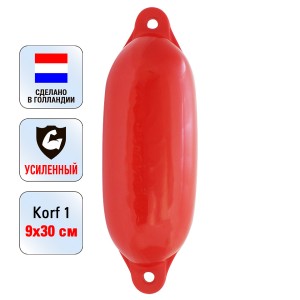 Кранец «Korf 1» 9х30 см., красный