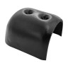 Торцевая накладка для привального бруса 65 мм, черная, арт. 10267334,          Tessilmare 