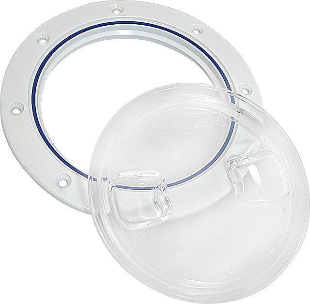 Лючок палубный 4", прозрачный, арт. C13021W8-1,          Easterner 