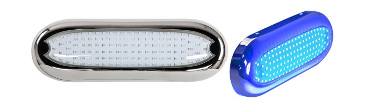 Подводный огонь, голубой свет, 7.4w, Marine Rocket, арт. MRULC12B,          Marine Rocket 