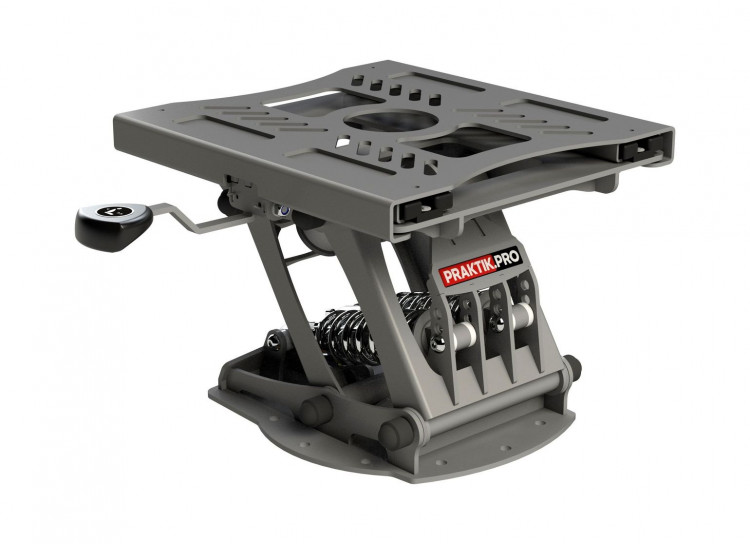 Стойка амортизационная Практик 200S X2, оцинкованная, окрашенная RAL 9023, арт. praktik_200SX2_RAL9023,          Praktik.pro 