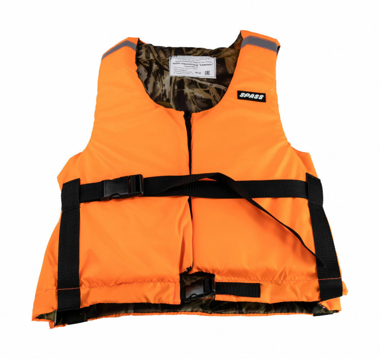 Жилет спасательный Хамелеон, размер 60-64, до 140 кг, арт. khameleon_60-64_140,          SPASS 